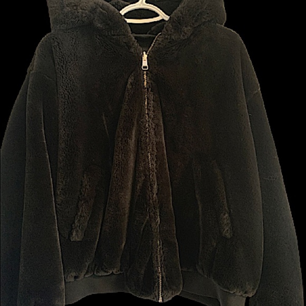 Zara Teddy Puff Coat REVERSIBLE 2in1